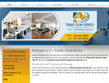Tablet Screenshot of nycjanitorialcleaning.com
